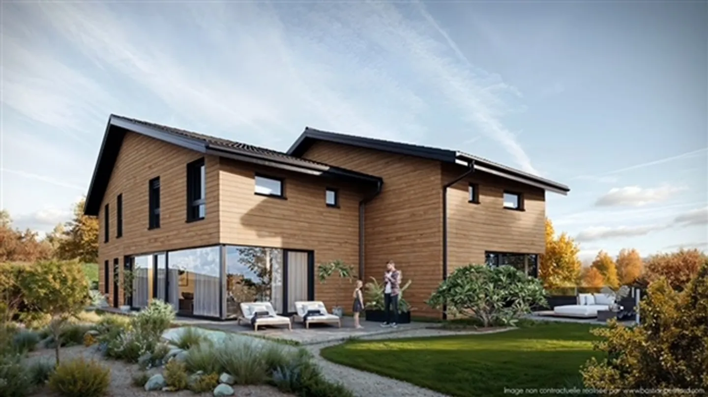 Exclusive for Sale Off-Plan Two Magnificent Semi-Detached Houses in Noiraigue, Unit Frs 795,000.- - Photo 1 of 1