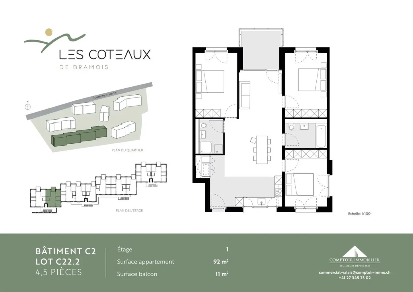 THE LAST 4.5 ROOM NEW APARTMENT FOR RENT IN BRAMOIS - Photo 10 of 13