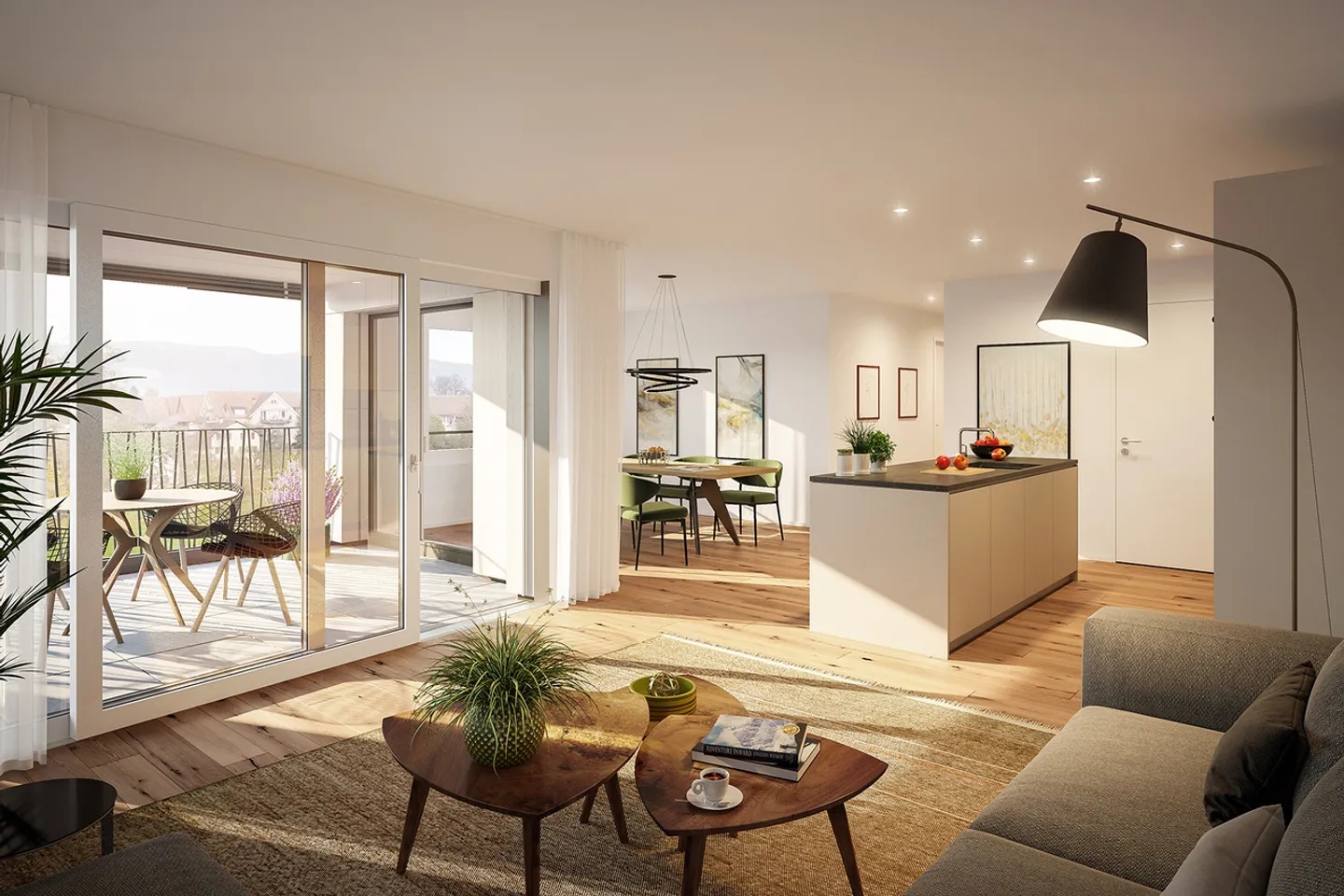 VIVERE NATURALMENTE, NEUMATT FULENBACH / ATTICO DI 3 ½ LOCALI - Foto 3 di 5