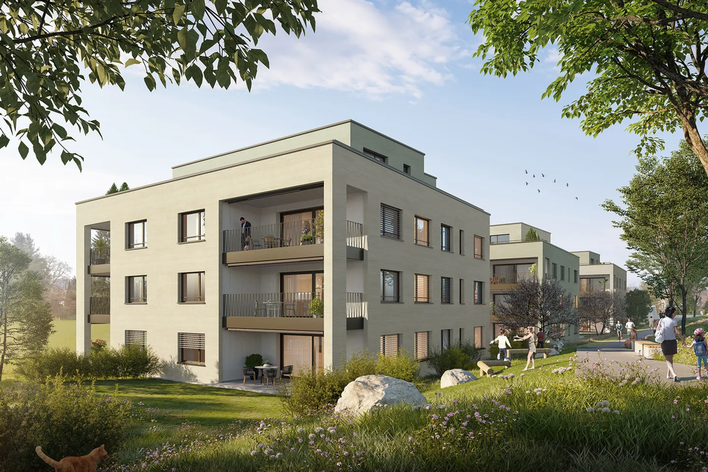 VIVERE NATURALMENTE, NEUMATT FULENBACH / ATTICO DI 3 ½ LOCALI - Foto 4 di 5