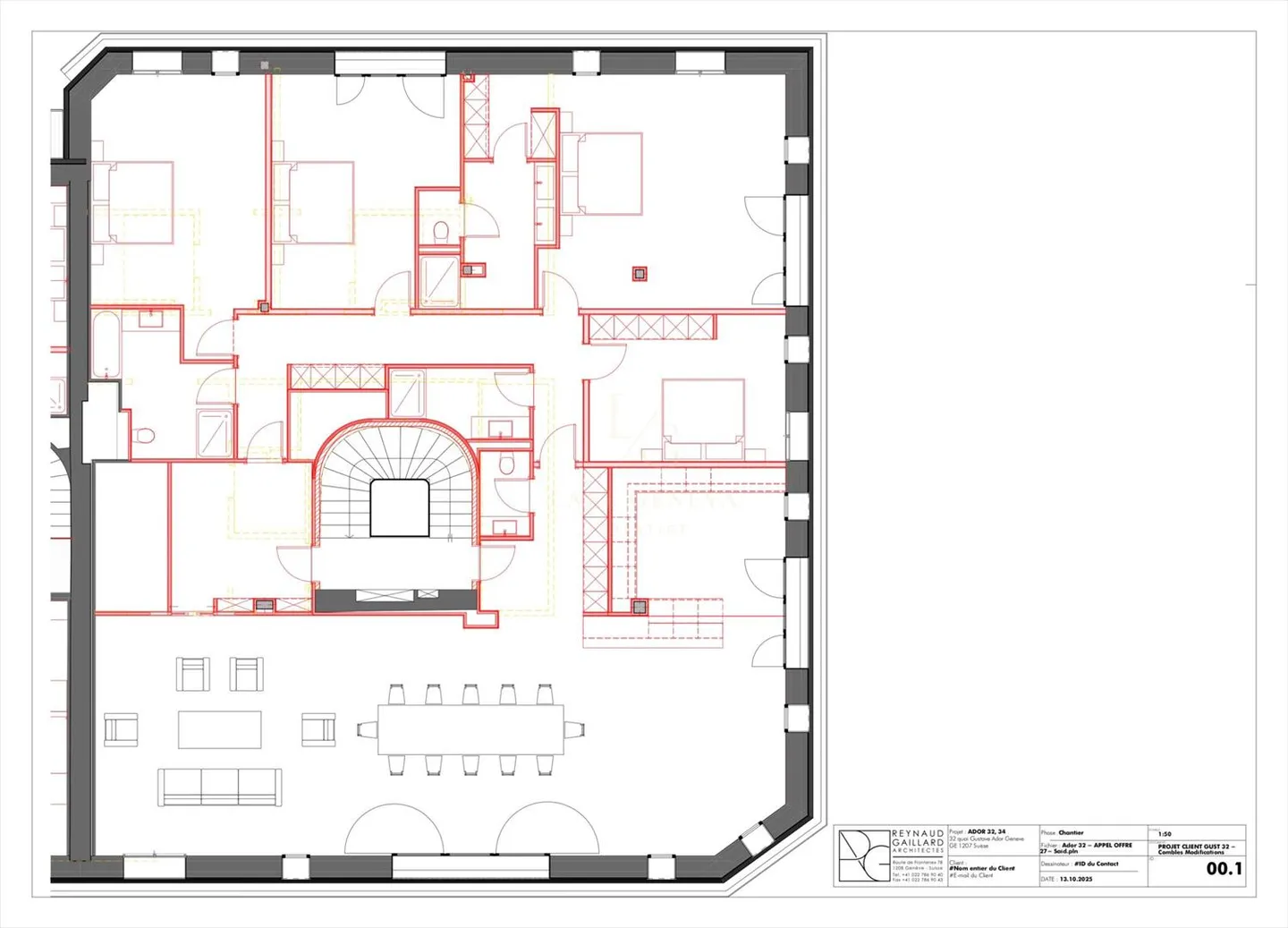 Exceptional new penthouse with panoramic view of the lake and Jet d'eau - Photo 4 of 5