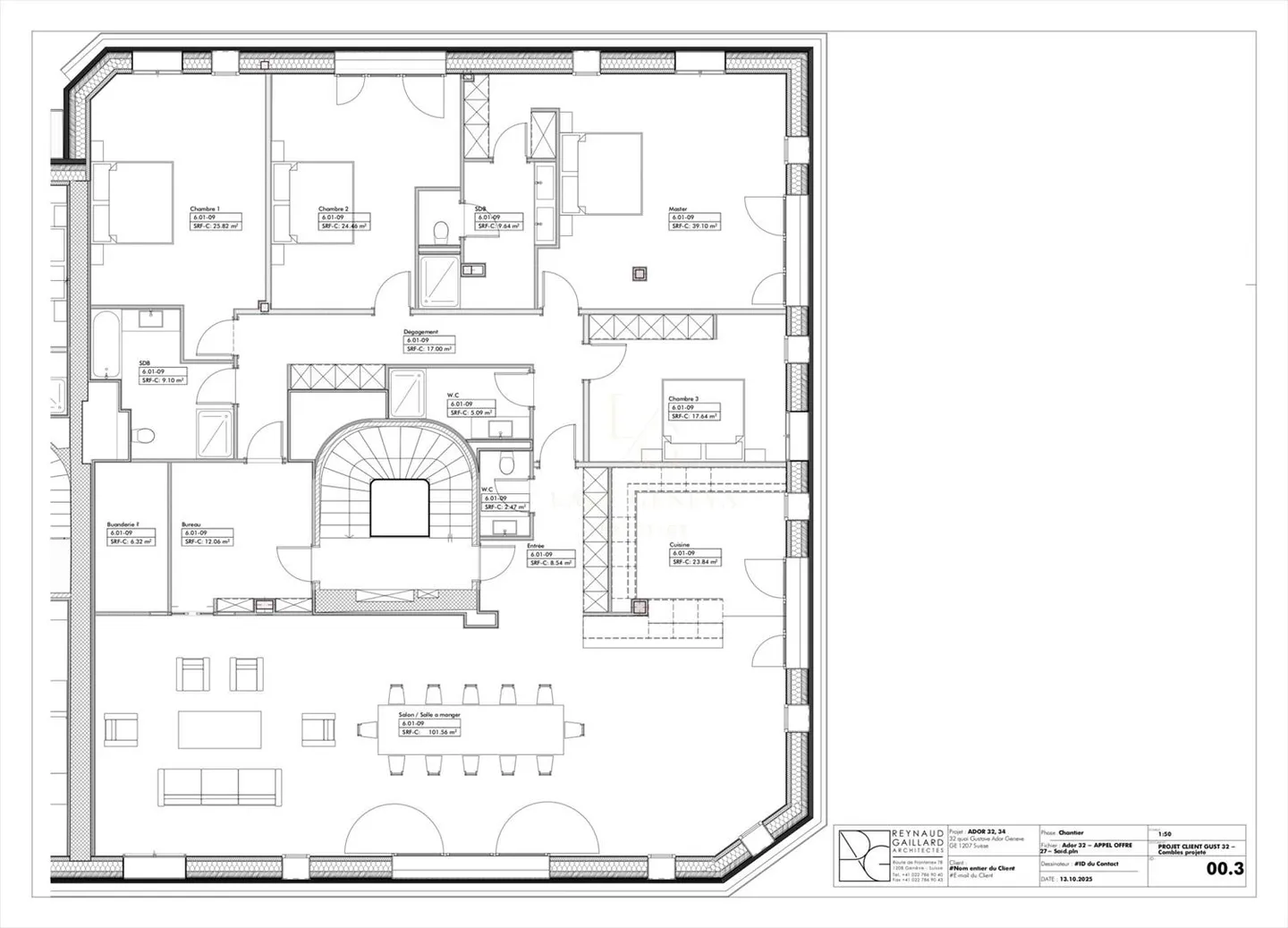 Exceptional new penthouse with panoramic view of the lake and Jet d'eau - Photo 5 of 5