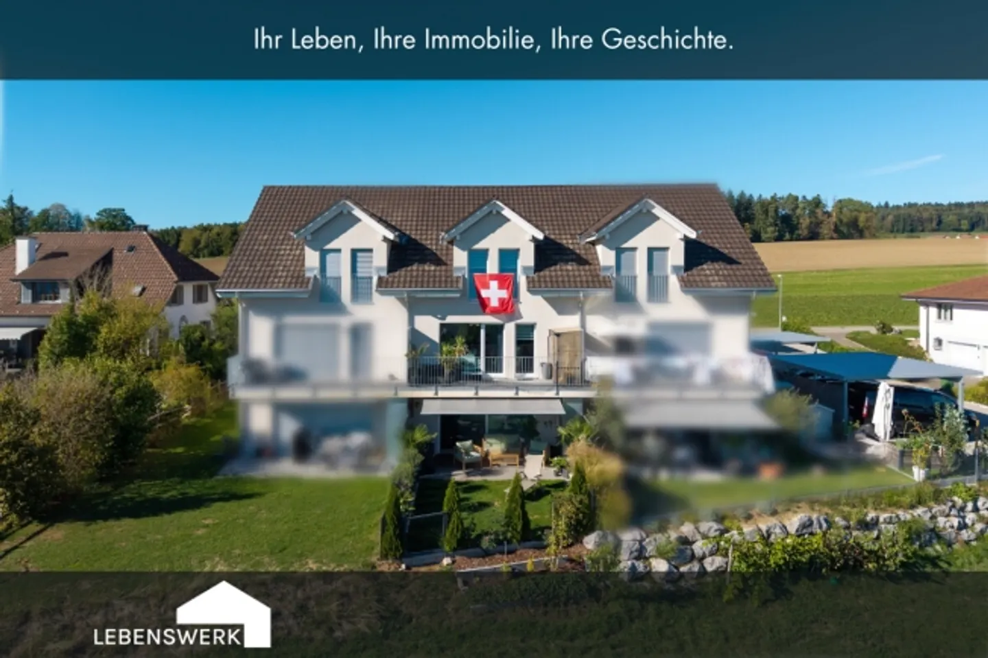 Modernes Reihenmittelhaus mit Garten und Alpenblick - Foto 1 von 1