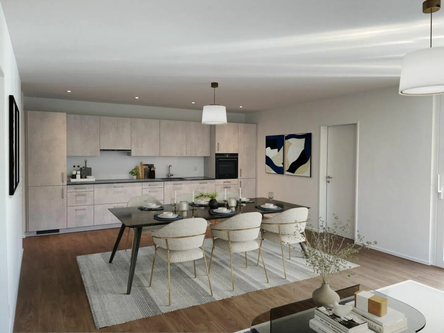 Neuwertige 3-Zimmer-Wohnung mit Terrasse (Erstbezug) - Foto 1 von 8