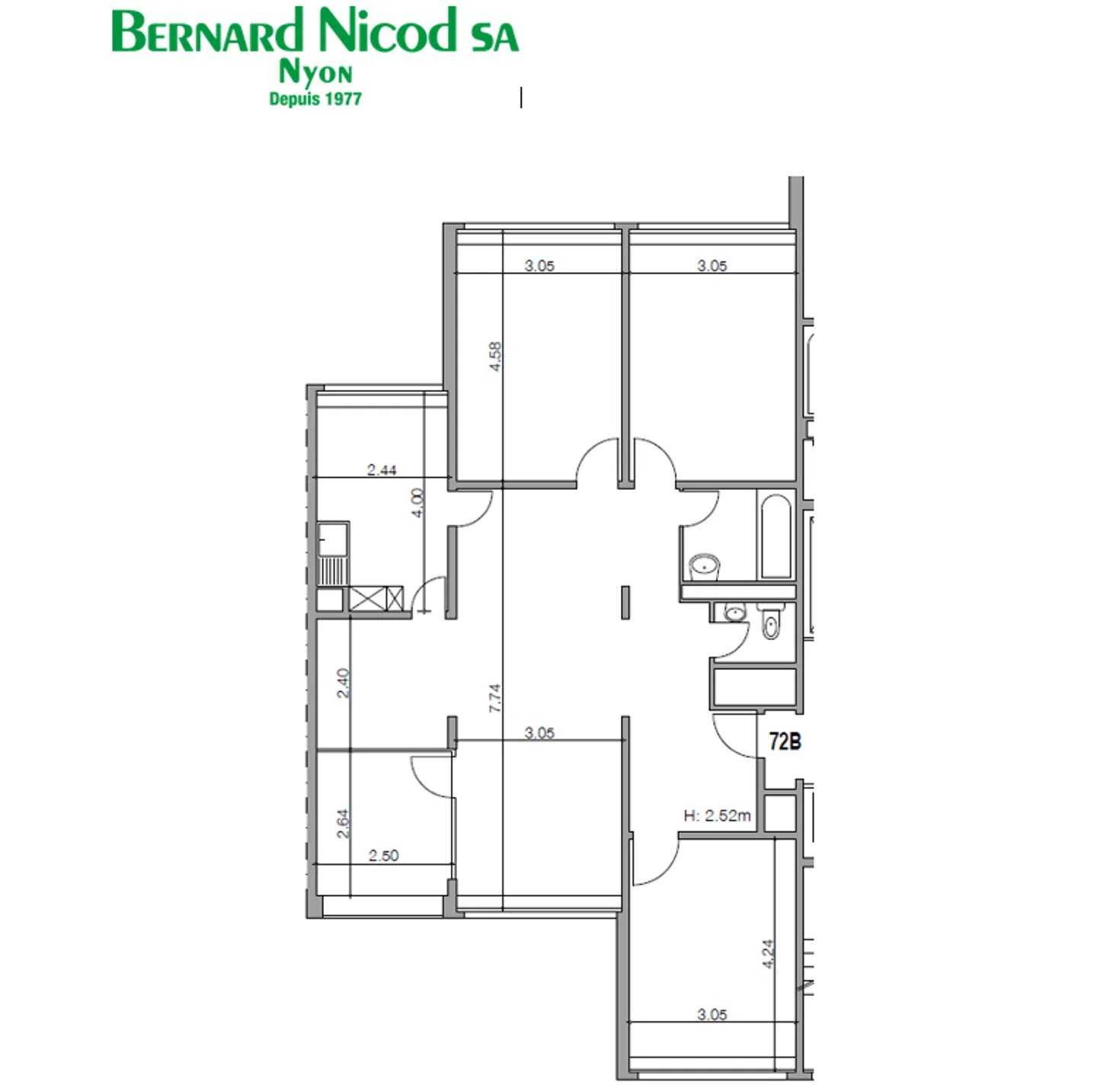 Appartement Charmant à Nyon - Photo 4 sur 5