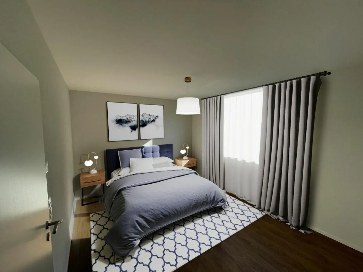 Neuwertige 3-Zimmer-Wohnung mit Terrasse (Erstbezug) - Foto 3 von 8