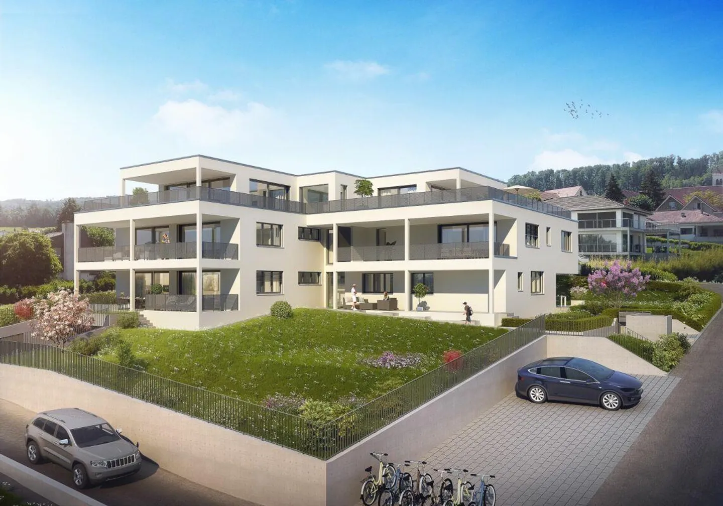 Neuwertige 3-Zimmer-Wohnung mit Terrasse (Erstbezug) - Foto 7 von 8