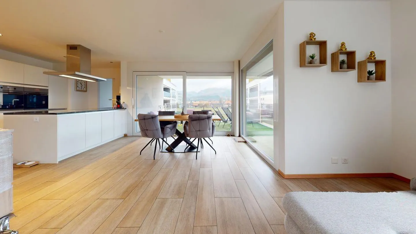 Helle 4 ½ Zimmer in Riaz (FR / Gruyère) - Foto 6 von 13