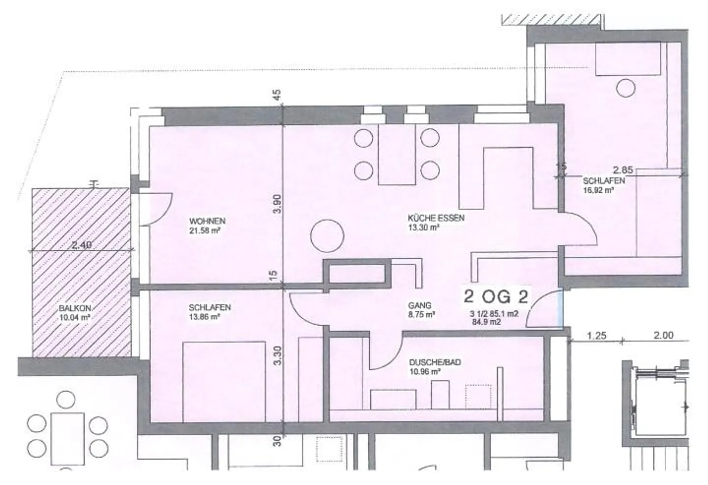 Moderne 3.5-Zimmerwohnung in Schiers - Foto 16 von 16