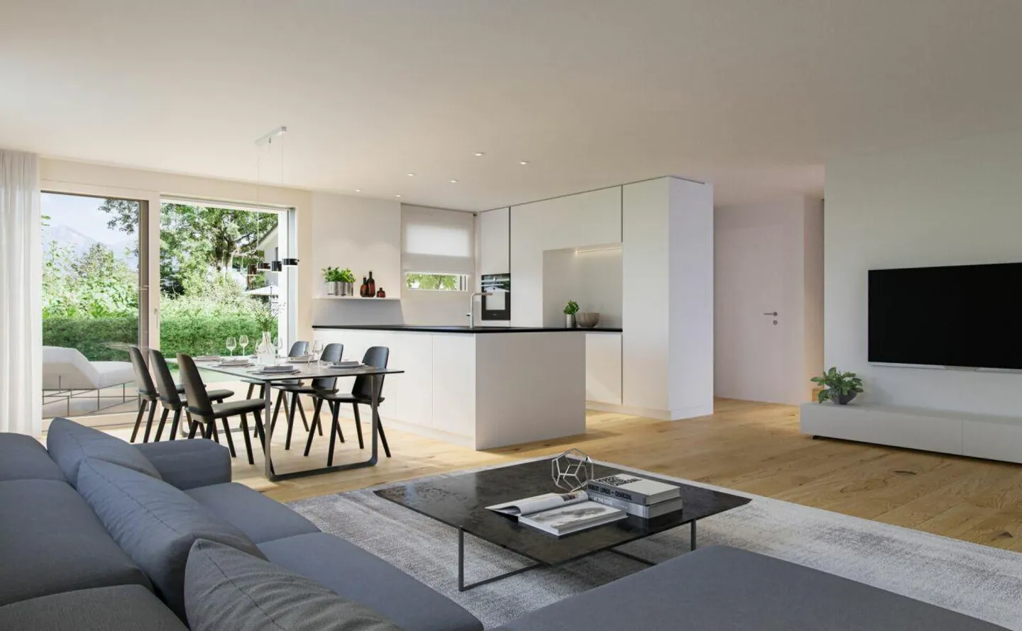 Nouvelle construction avec qualité de vie - Partie de maison avec son propre jardin - Photo 3 sur 5