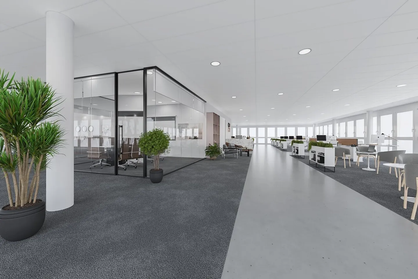 Superbo ufficio di 140 m² nel nuovo edificio "Le Closel" a Renens - Foto 4 di 5