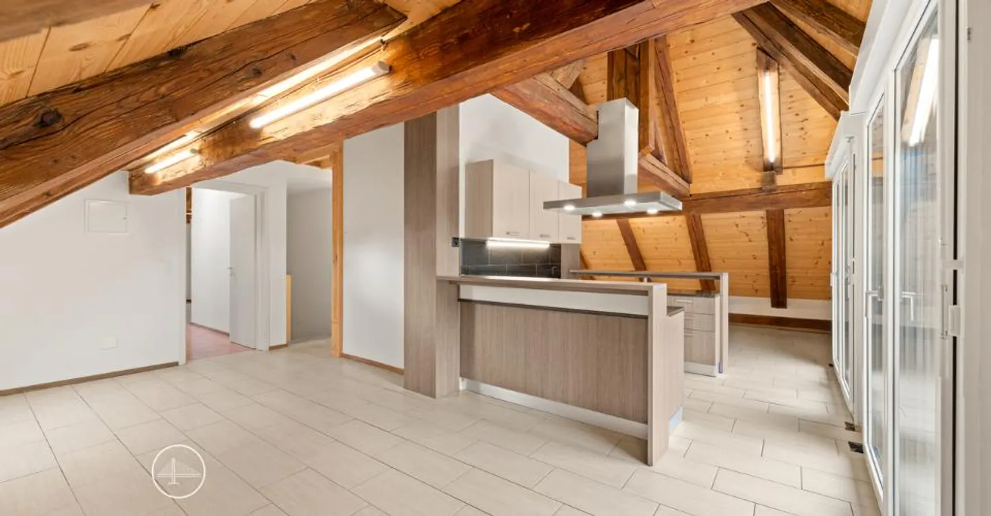 Charmante Dachgeschosswohnung mit Aussicht - Foto 7 von 11