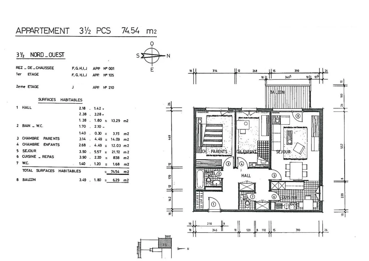 3,5 stanze in un quartiere vicino a tutti i comfort e amichevole - Foto 13 di 13