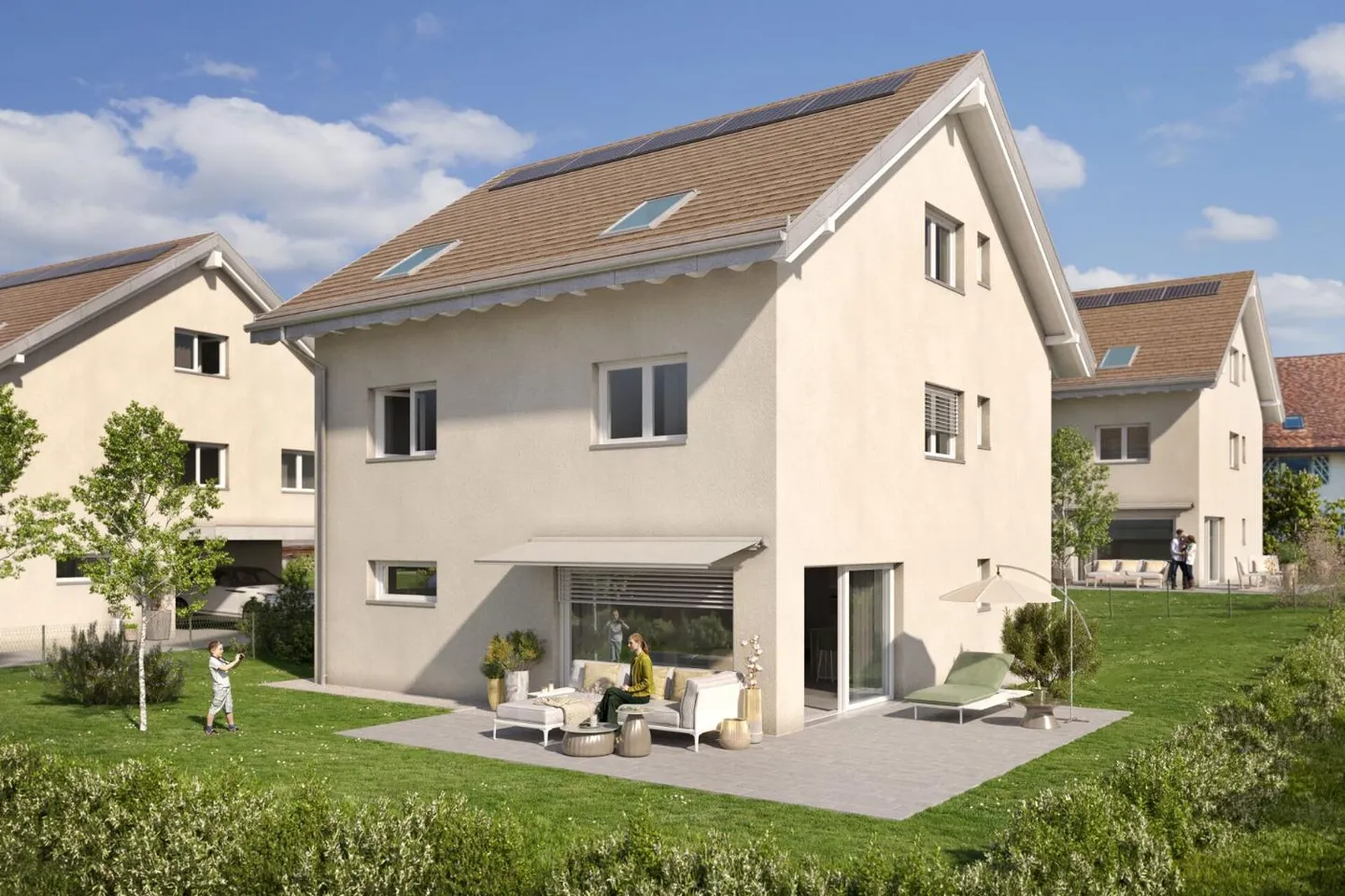 Nouvelle villa à Penthéréaz - Photo 1 sur 7
