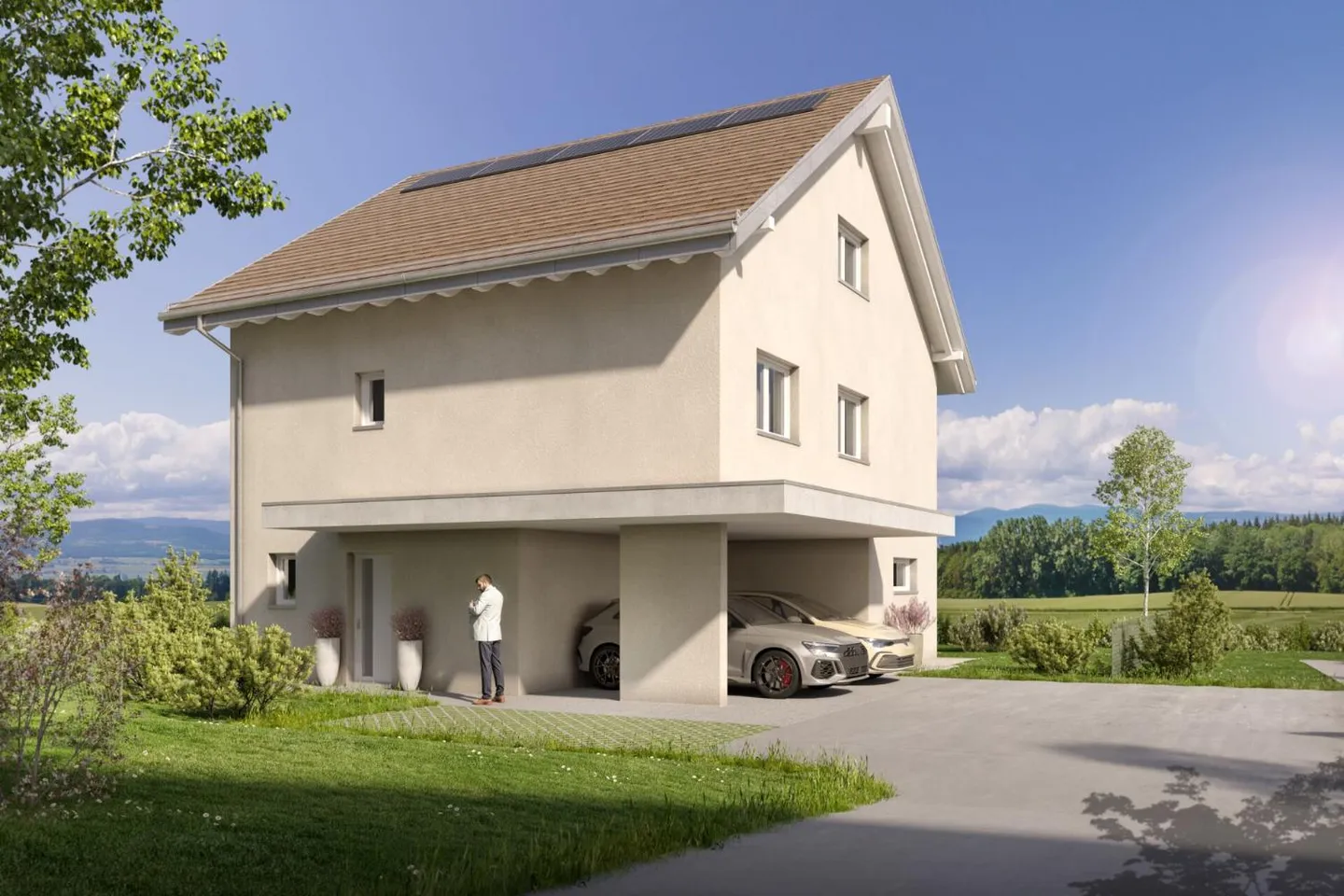 Nouvelle villa à Penthéréaz - Photo 6 sur 7