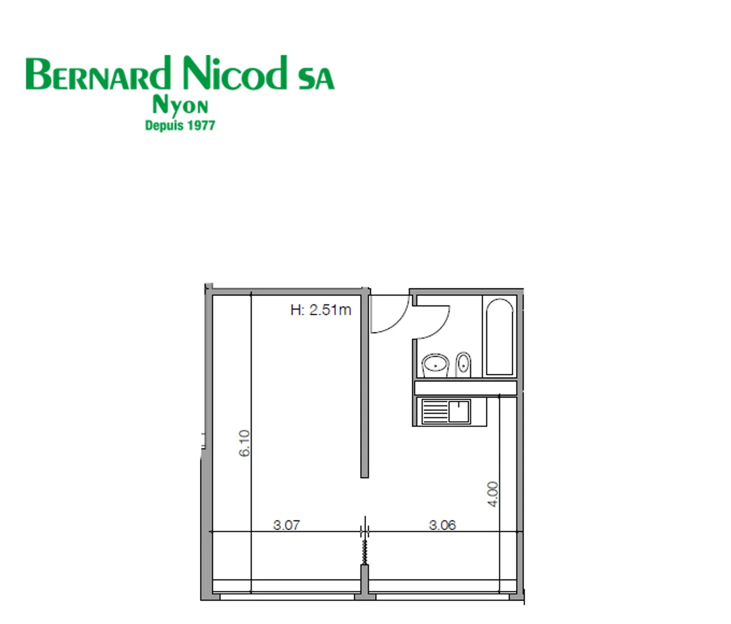 Appartement Charmant à Nyon - Photo 4 sur 5