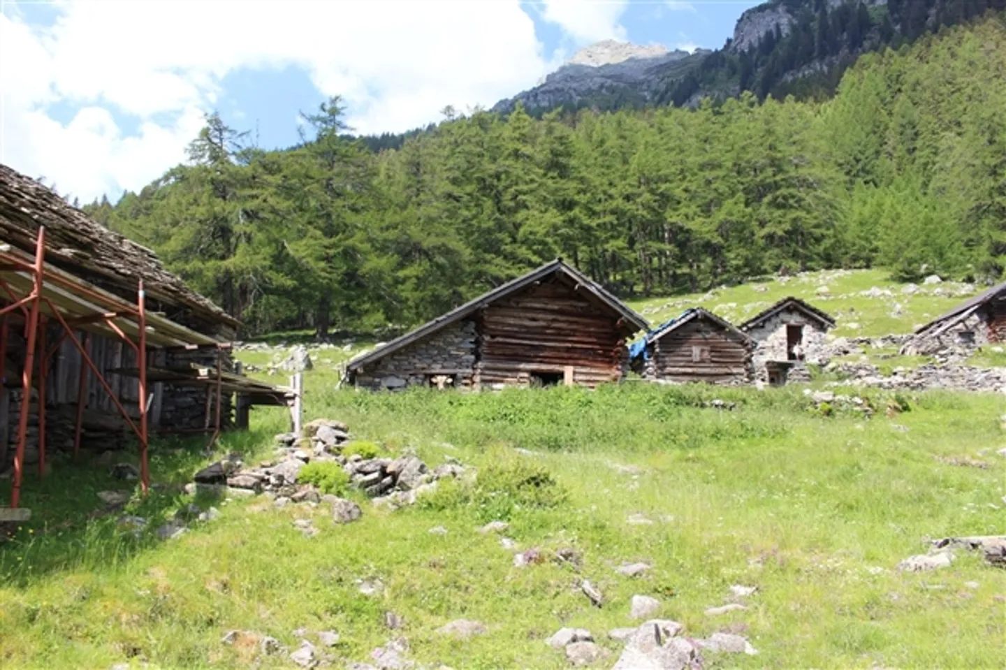 Rustico da riattare con prato molto tranquilla e soleggiata con bella vista - Foto 7 di 7