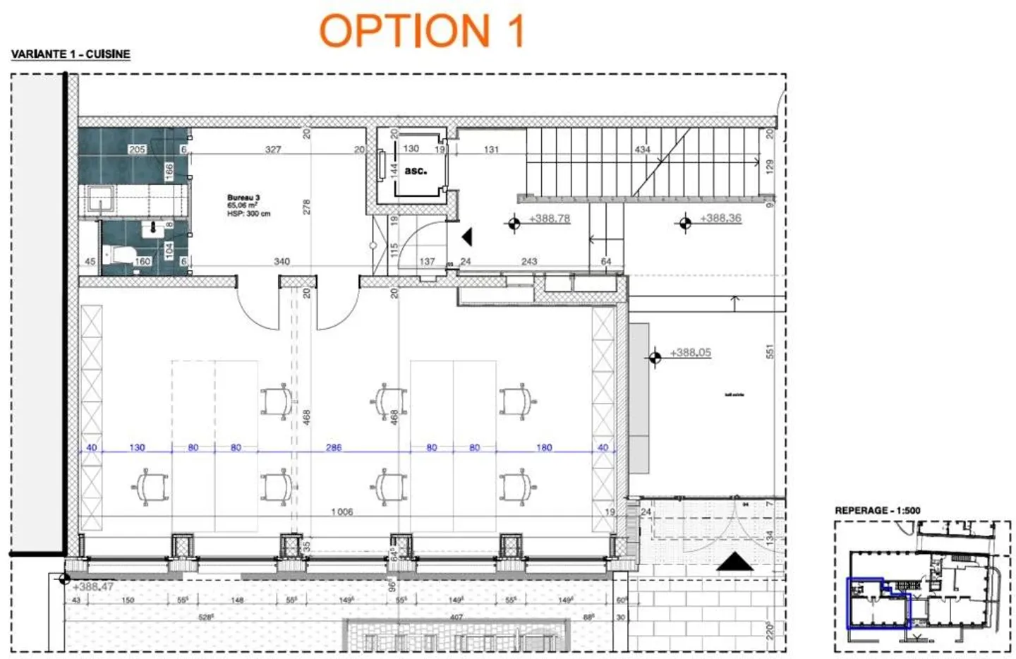 Fully renovated space in Eaux-Vives - Photo 2 of 4