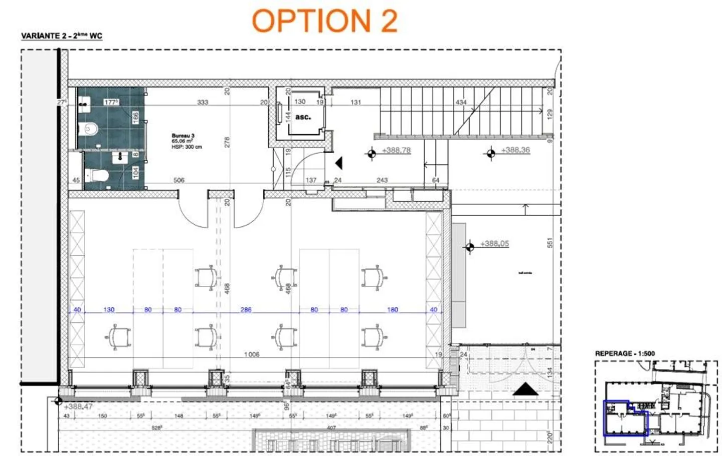 Fully renovated space in Eaux-Vives - Photo 3 of 4