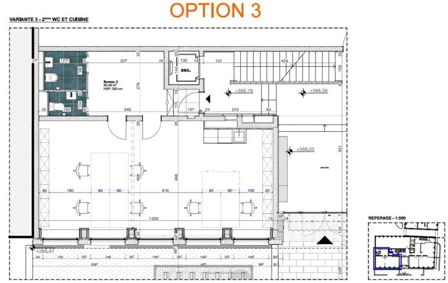 Fully renovated space in Eaux-Vives - Photo 4 of 4