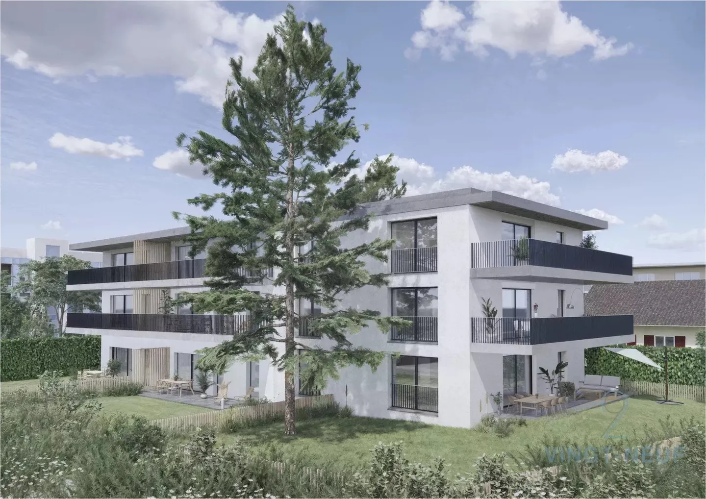 Projekt von 9 PPE-Wohnungen in Perly-Certoux - Foto 1 di 5