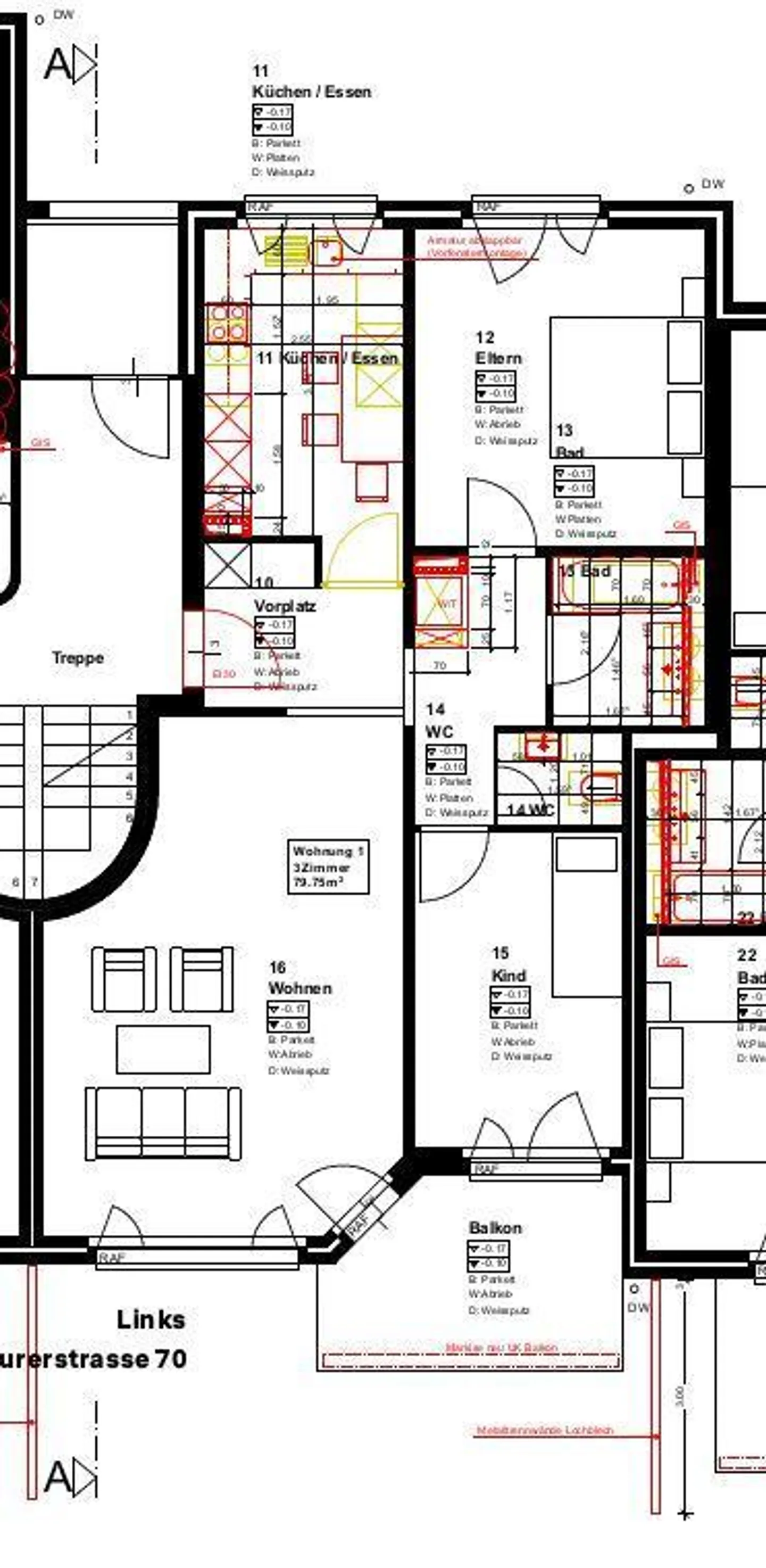 3.0 Zimmerwohnung in Uster - Foto 11 von 11