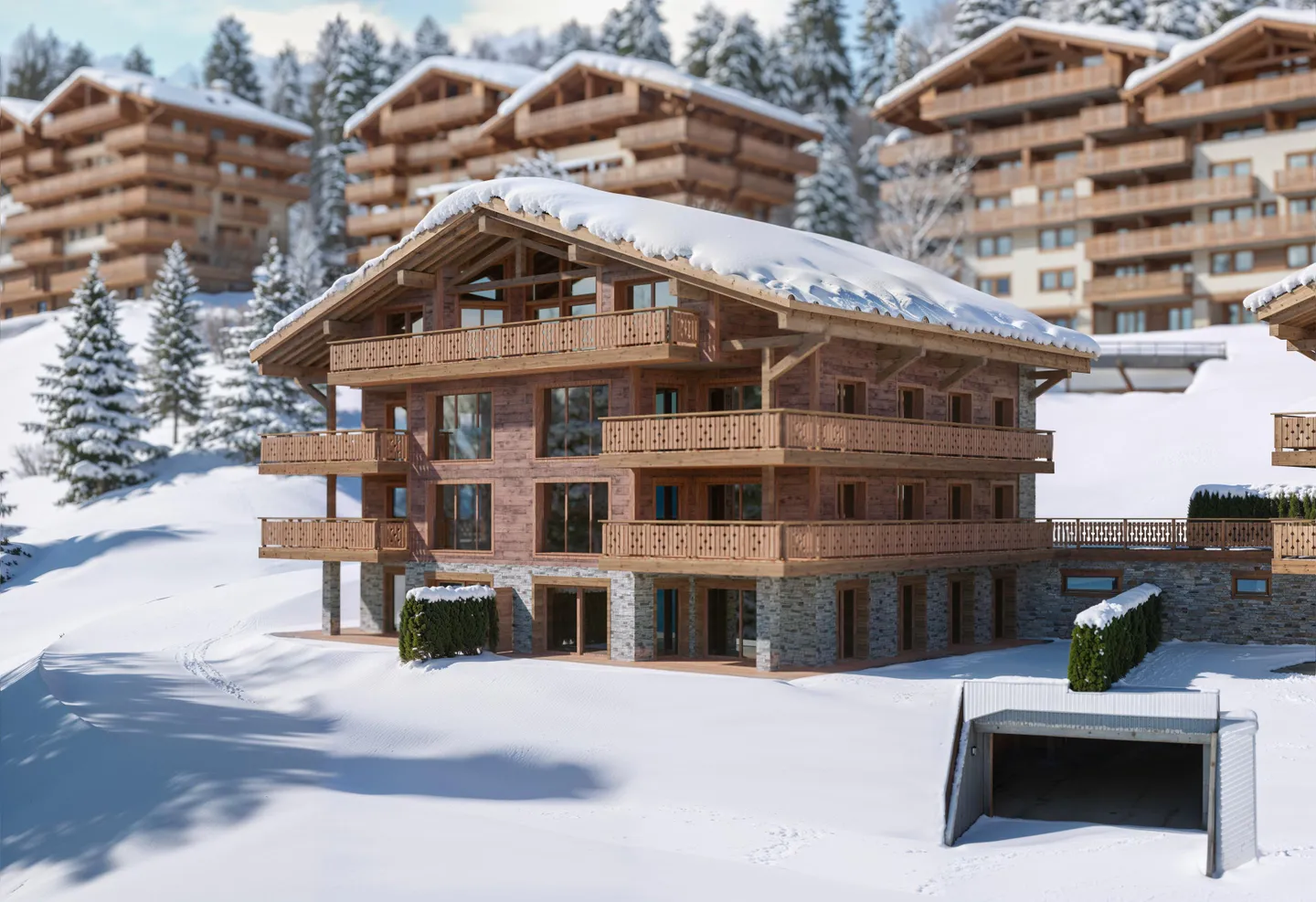 Attico 5.5 stanze - ''Le Guépard'' con servizio alberghiero a Crans-Montana - Foto 1 di 12