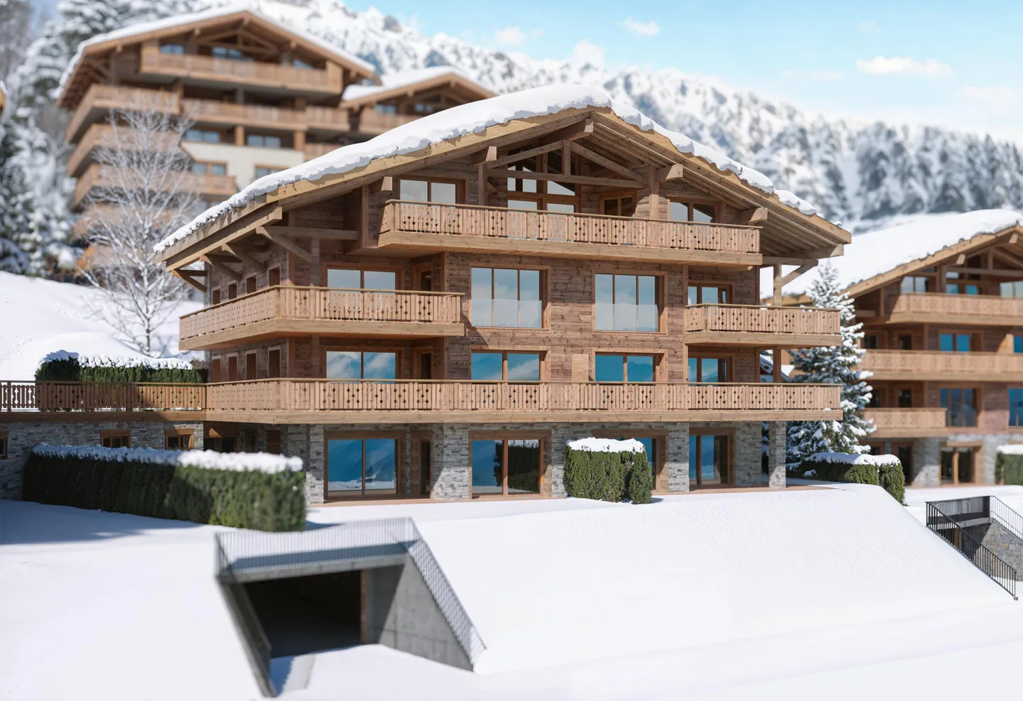 Attico 5.5 stanze - ''Le Guépard'' con servizio alberghiero a Crans-Montana - Foto 5 di 12