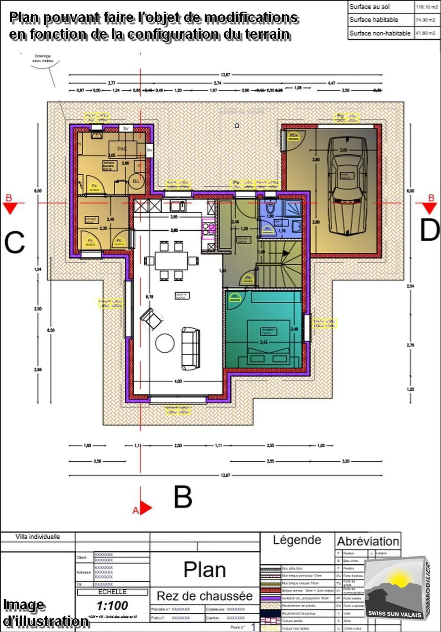 VALAIS / I am "PERLINE" - Magnificent villa to build 5.5 rooms of 151 m² - Photo 25 of 32