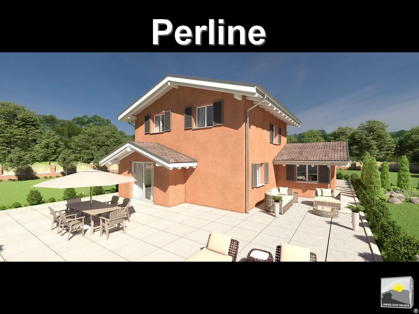 VALAIS / I am "PERLINE" - Magnificent villa to build 5.5 rooms of 151 m² - Photo 1 of 32