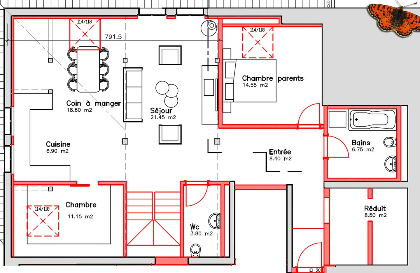 Geräumige Duplex-Wohnung - Foto 13 von 14