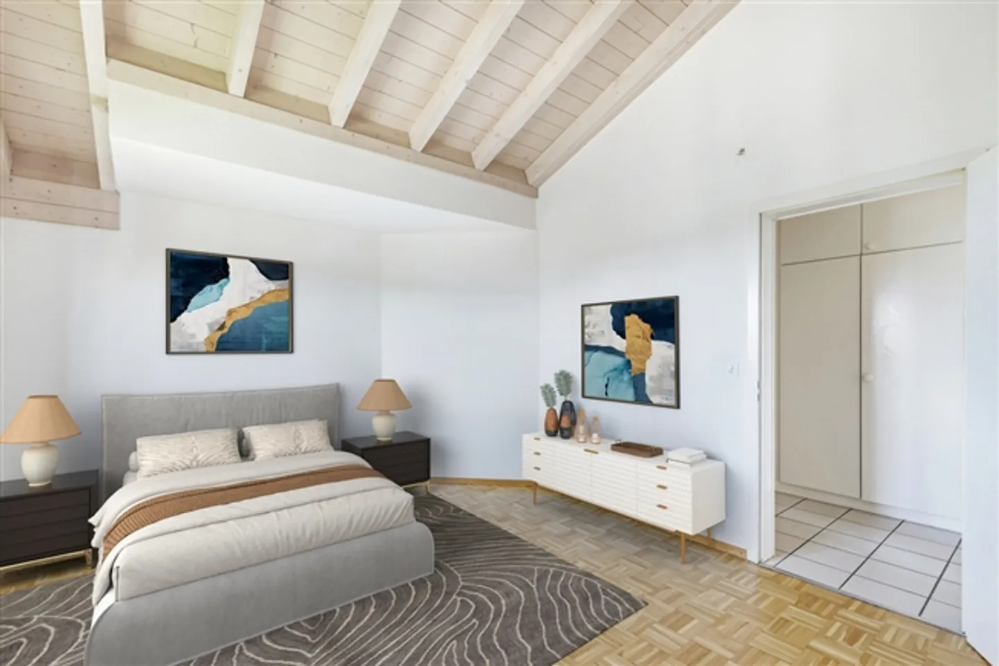 Charming, bright 3.5-room apartment with balcony - Photo 3 of 8