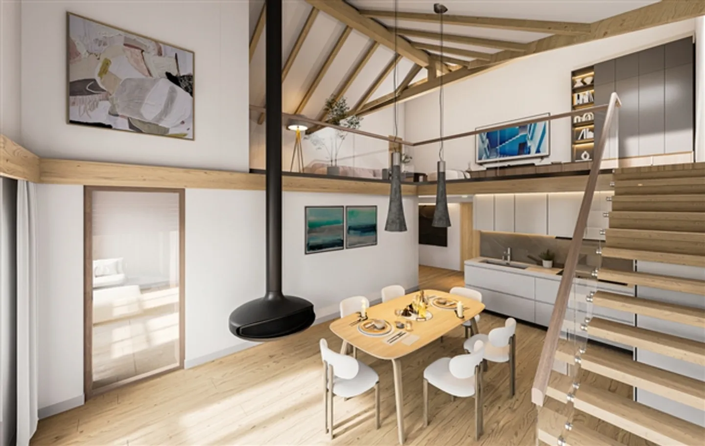 «3.5 Zimmerwohnungen in Prâ d'Echarlens - Ab CHF 570'000» - Foto 1 von 5