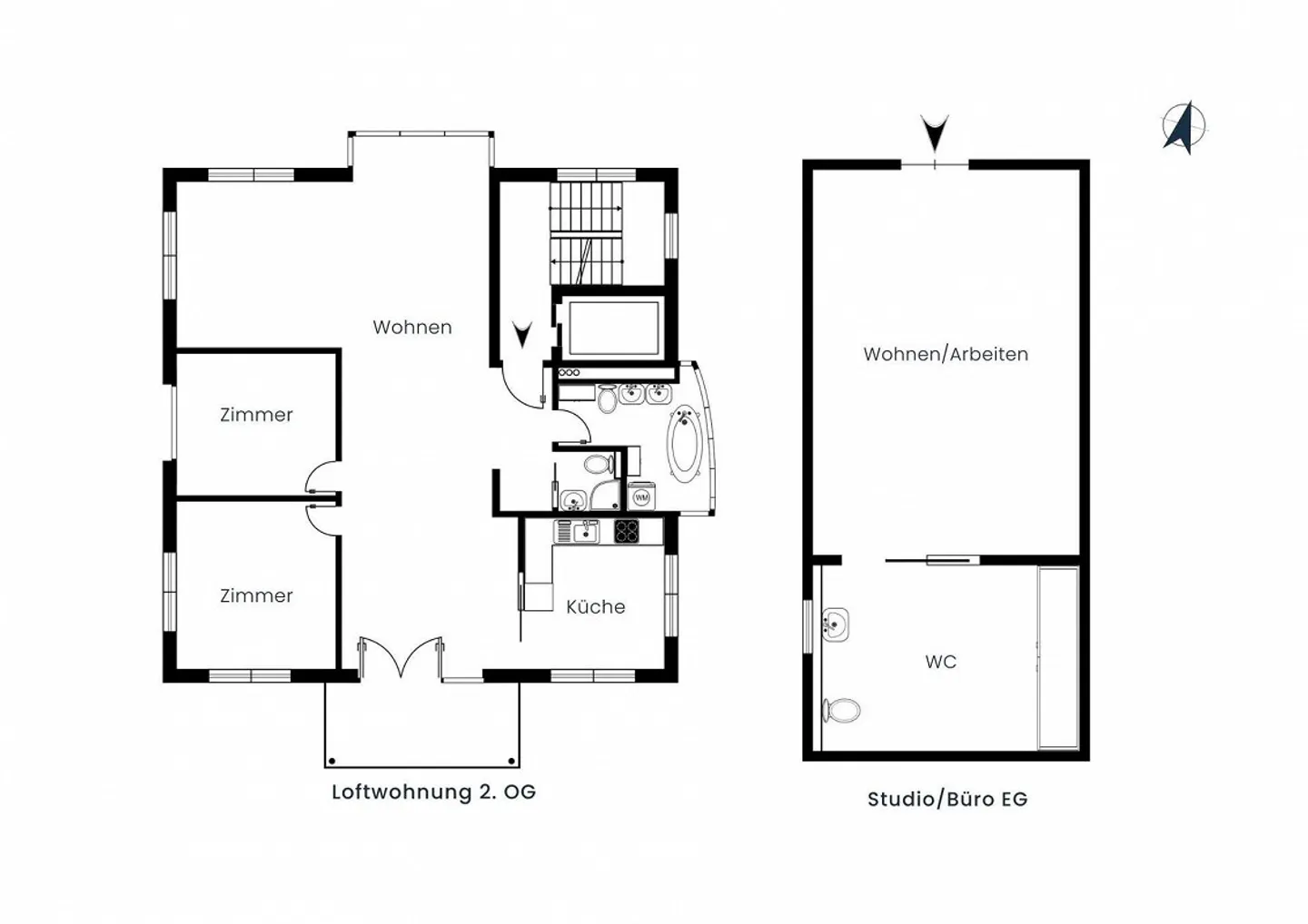 Appartamento Loft Moderno con Vista Panoramica su San Gallo - Foto 6 di 6