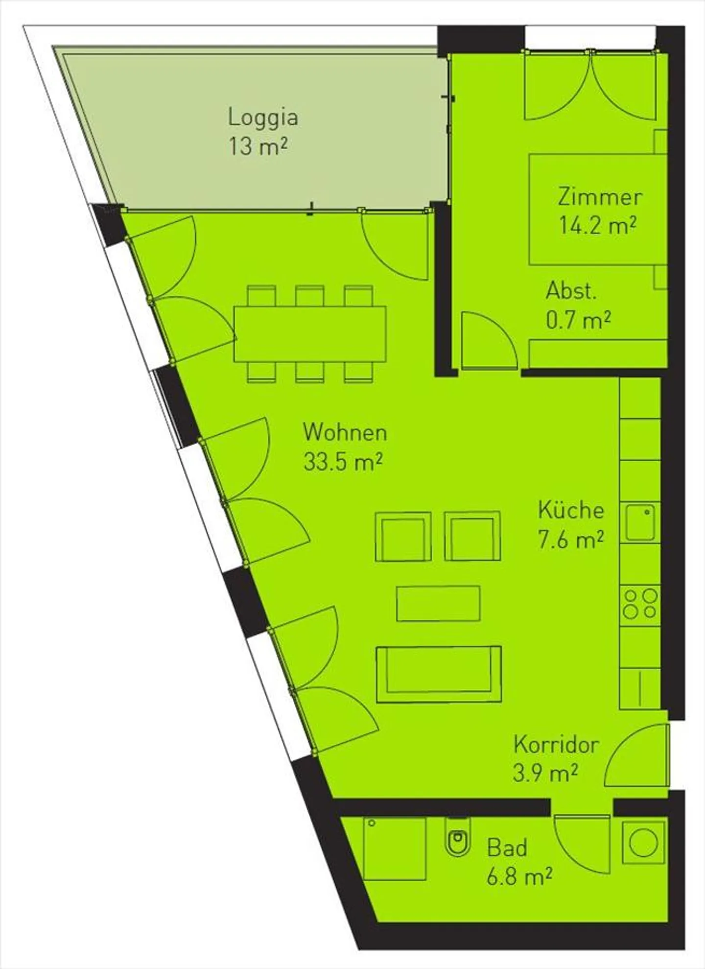 Charmante 2.5 Zimmer Wohnung - Foto 8 von 8