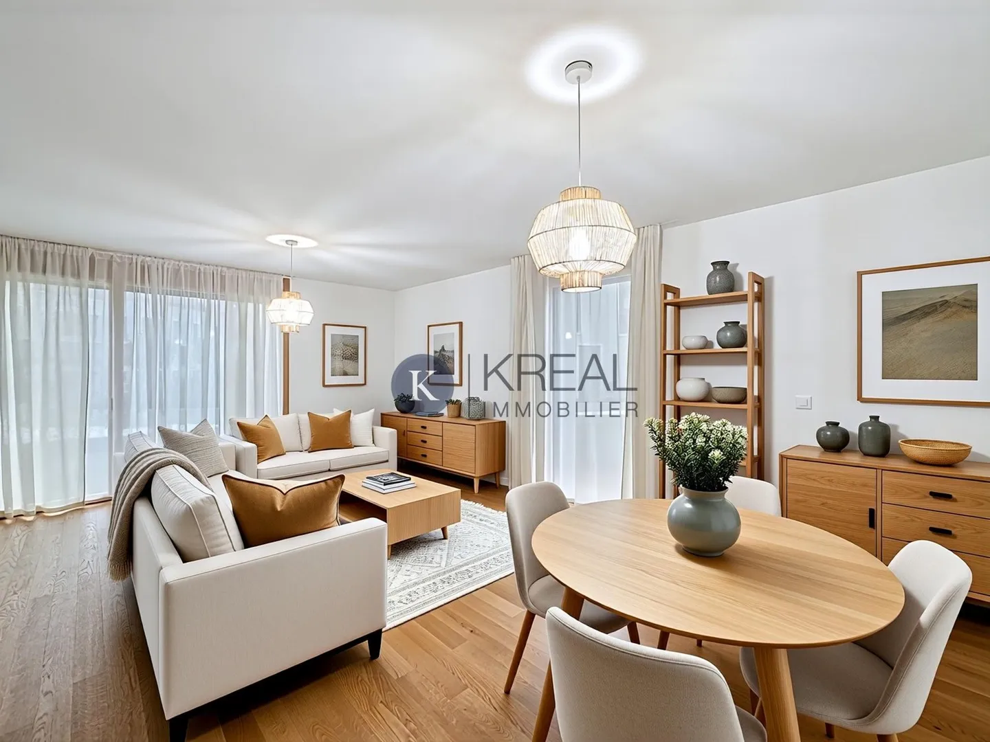 Confort moderne et durabilité : 3,5 pièces avec loggia et jardin à Échallens - Photo 1 sur 9