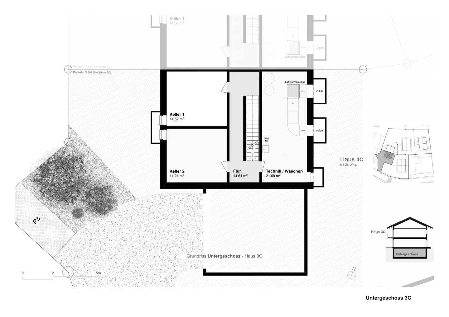 Maison semi-détachée de 5,5 pièces comme résidence principale de haute qualité (3C) à Davos Wiesen - Photo 6 sur 7