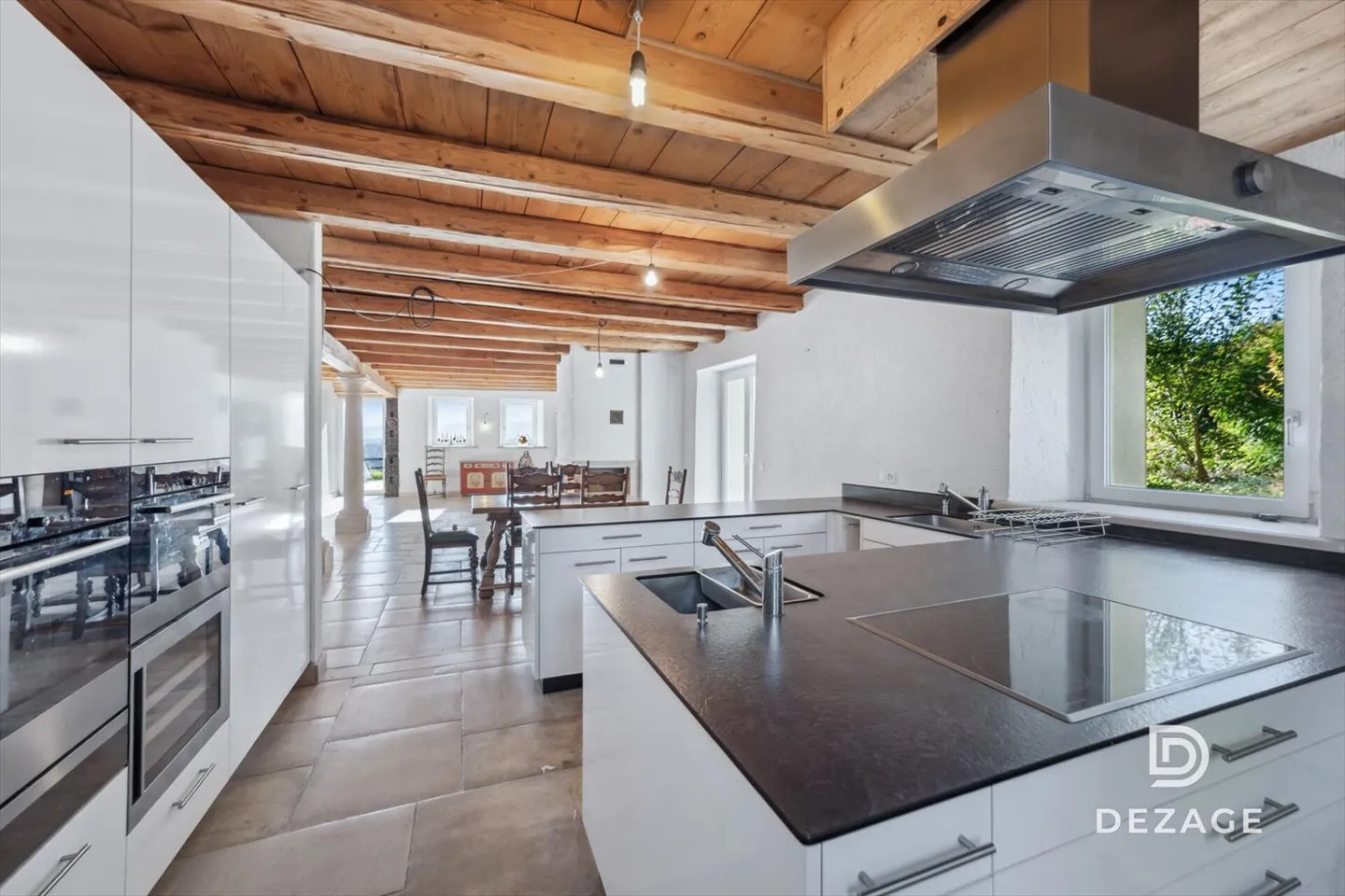 Magnifica fattoria ristrutturata e fienile con progetto di appartamenti a Essertes - Foto 7 di 13