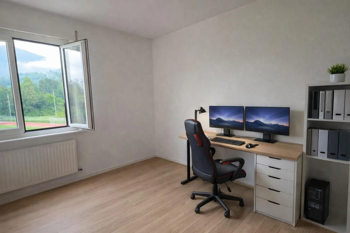 Appartement avec 3,5 pièces, meublé, avec balcon - Photo 8 sur 12