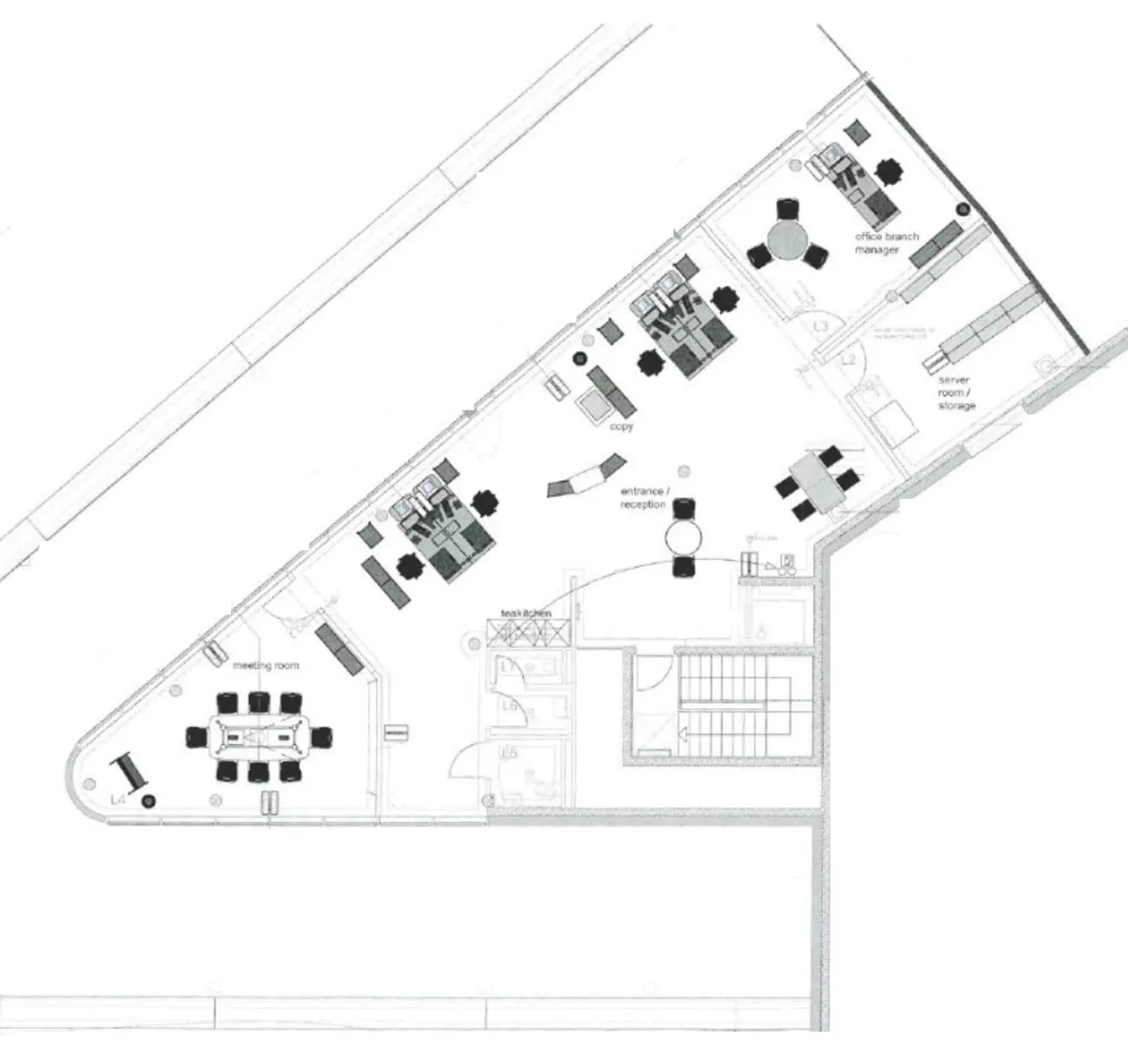 Superbo spazio per uffici di 194 m2 con terrazza - Foto 12 di 12