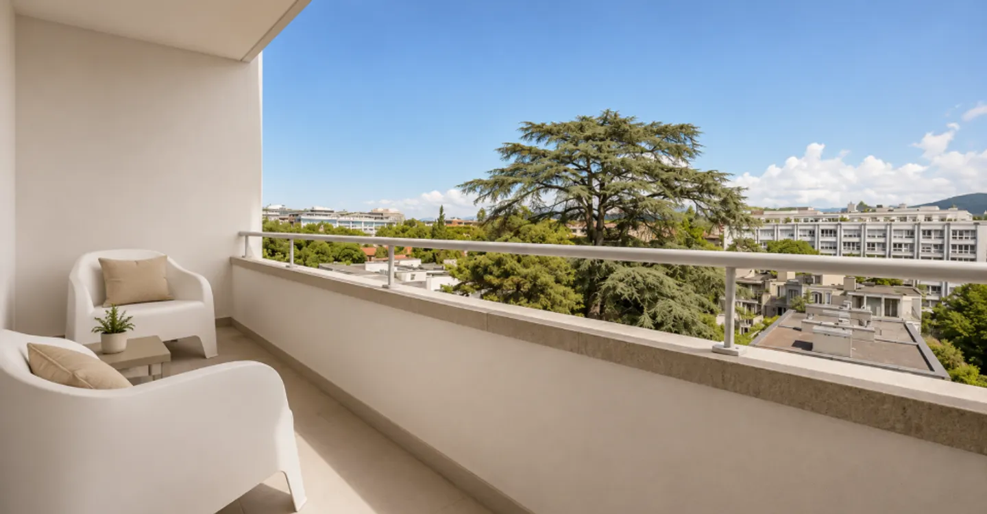 Champel | Elegante appartamento di 5 locali con vista libera e balconi - Foto 1 di 8