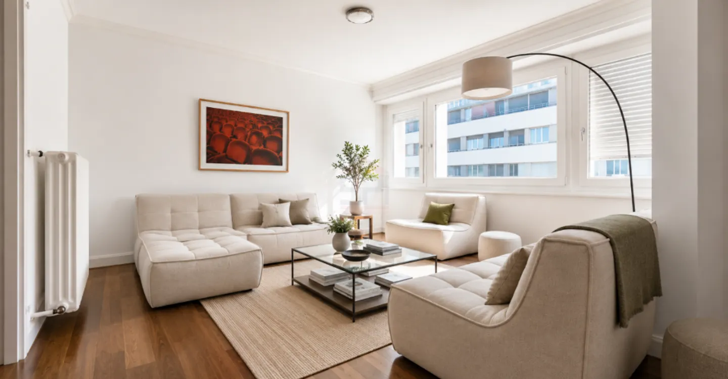 Champel | Elegante appartamento di 5 locali con vista libera e balconi - Foto 3 di 8