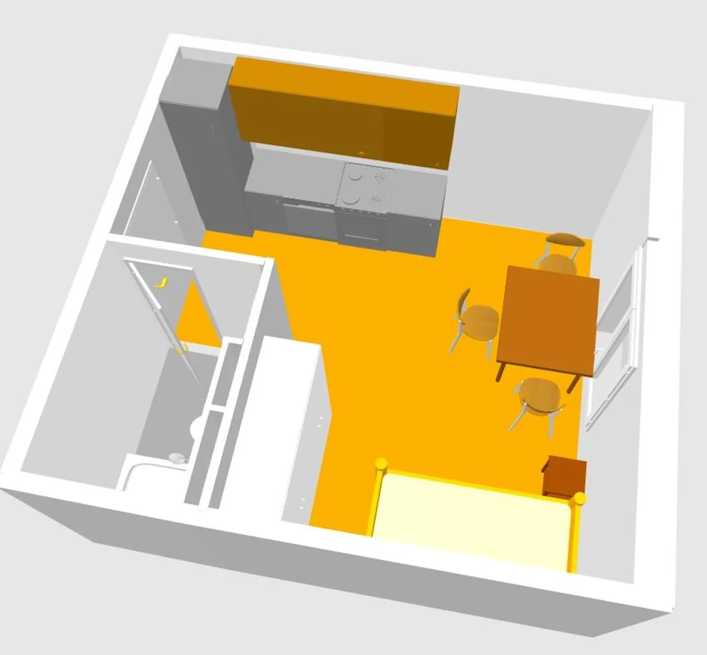 Subaffittuario per appartamento monolocale - Foto 6 di 6
