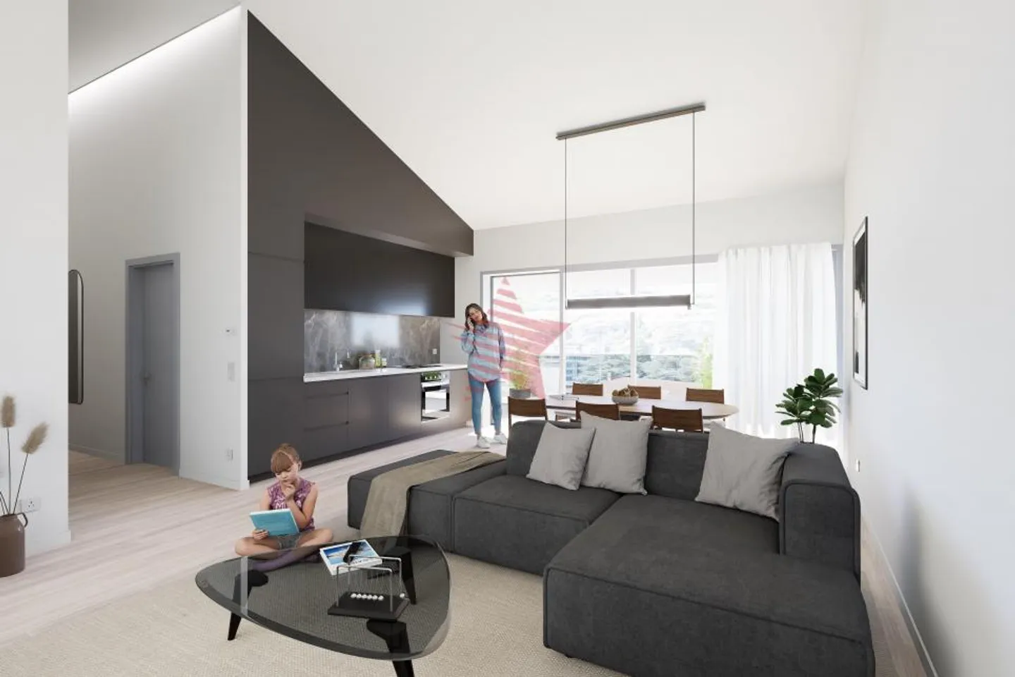 Aubépines22 - 3,5 Zimmer neu im Herzen von Sion - Foto 7 von 11