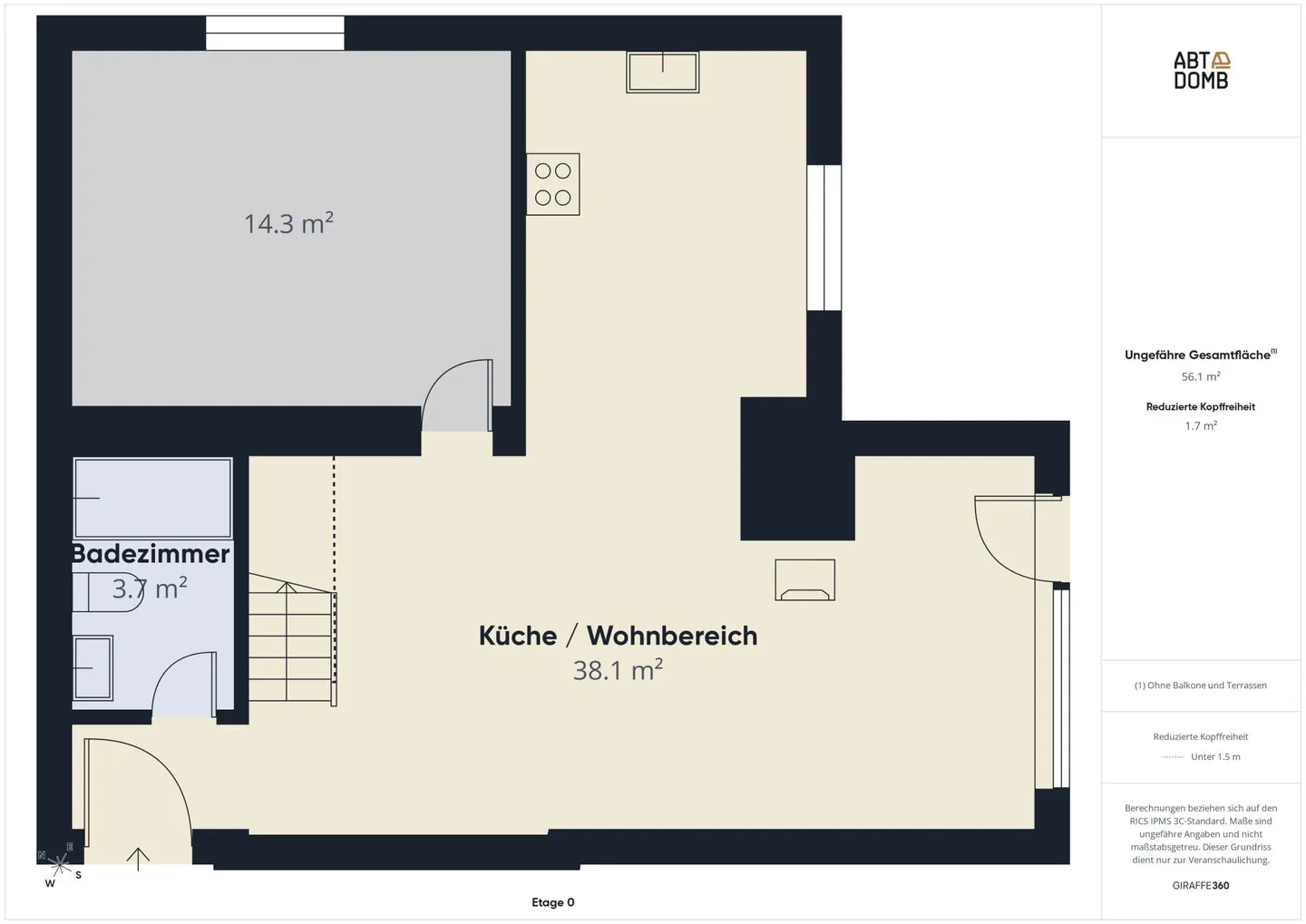 Appartement duplex avec jardin au centre de Windisch - Photo 16 sur 18