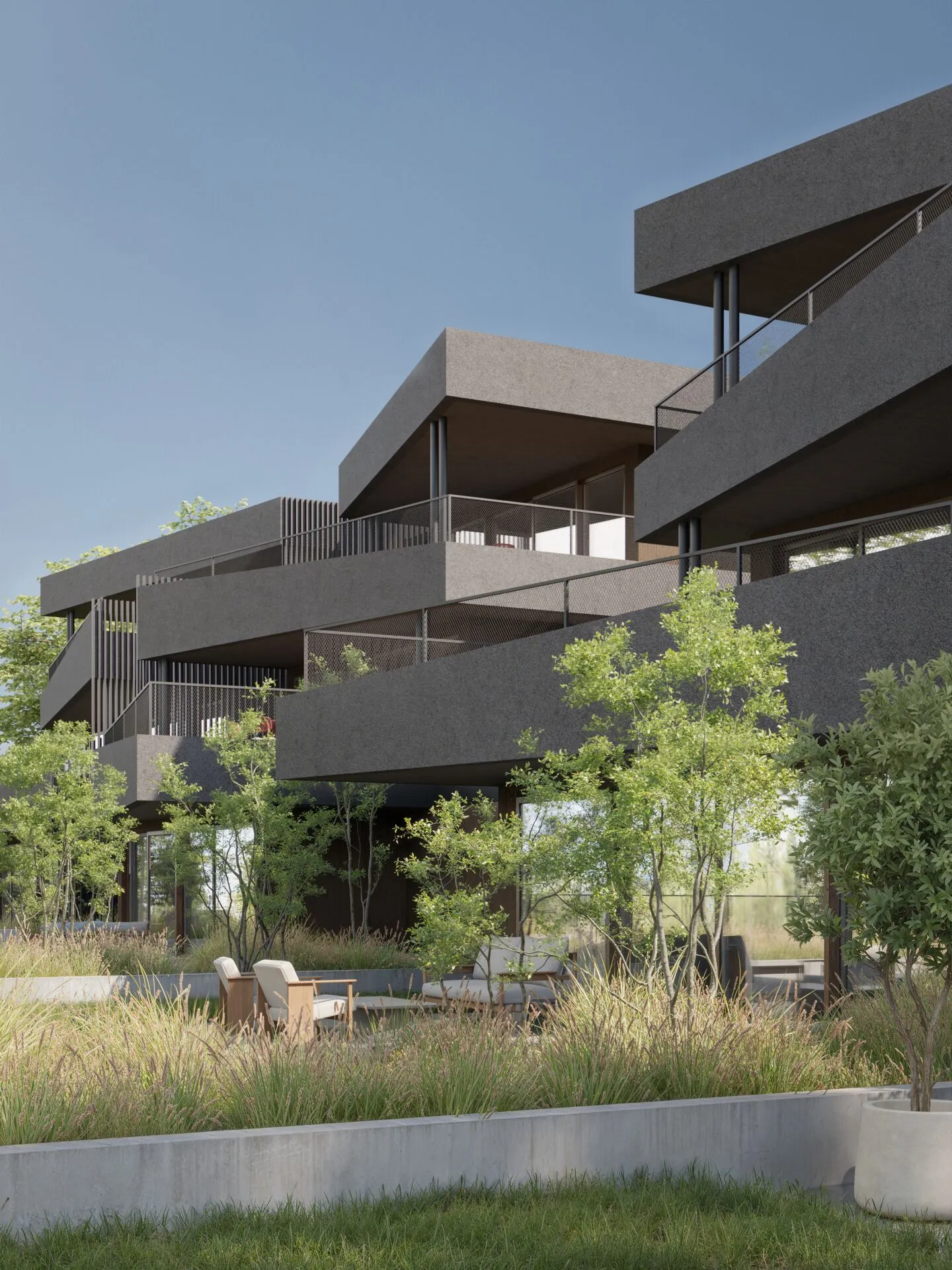 Savièse 16 appartamenti e 1 villa in stile moderno con vista panoramica, nel cuore di una residenza ecologica di alto livello - Foto 9 di 17