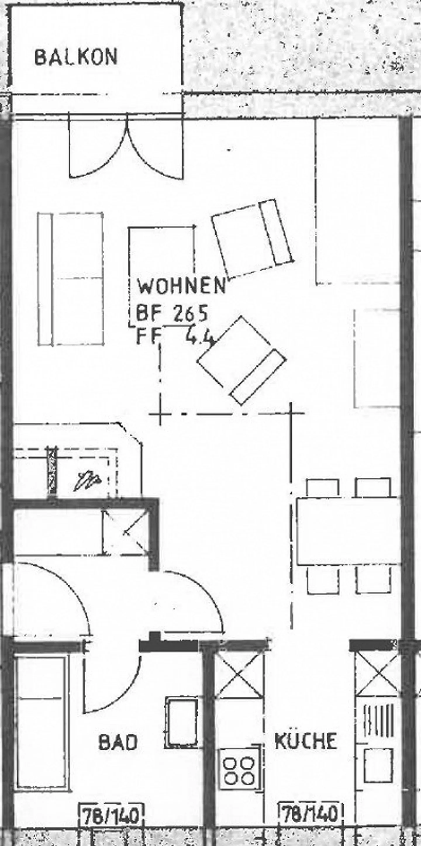 Appartement sous les combles de 1,5 pièce avec balcon - Photo 5 sur 6