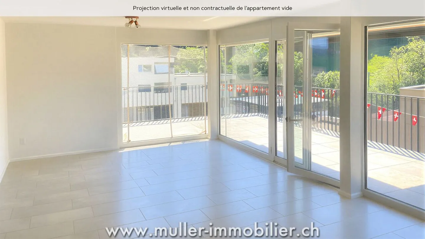 Bellissimo appartamento di passaggio nel villaggio di Remaufens - Foto 6 di 14