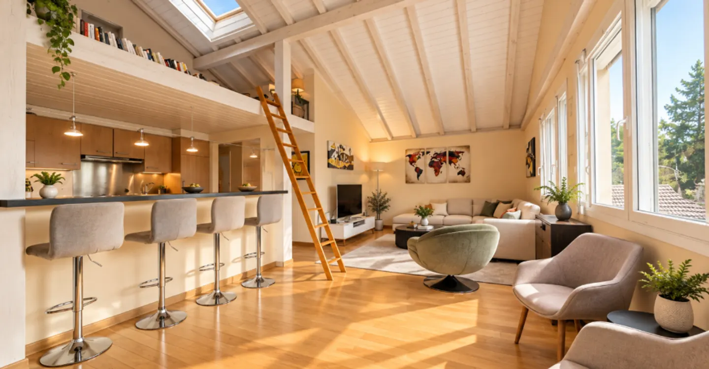 Magnificent 5-room apartment with atypical volumes and exceptional brightness - Photo 1 of 8