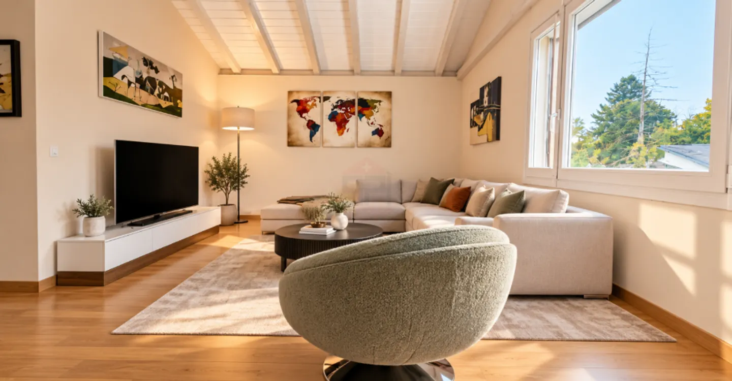 Magnificent 5-room apartment with atypical volumes and exceptional brightness - Photo 2 of 8